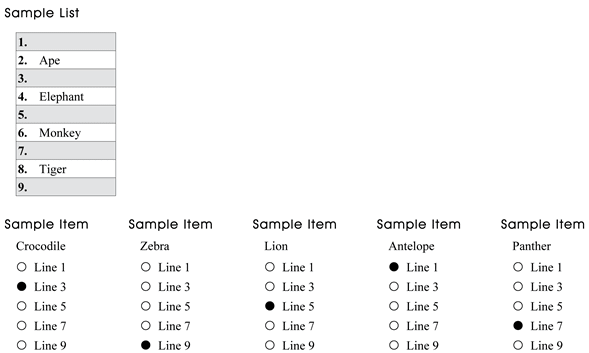 Sample Problem for Sorting Data Fields