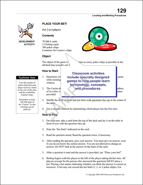 PULSE Classroom Activities Guide Sample Page 5