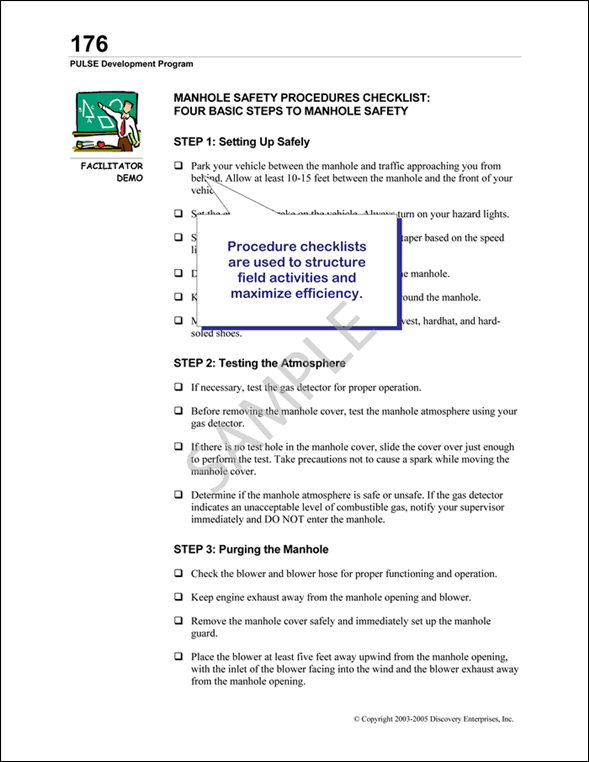 PULSE Field Activities Guide Sample Page 4