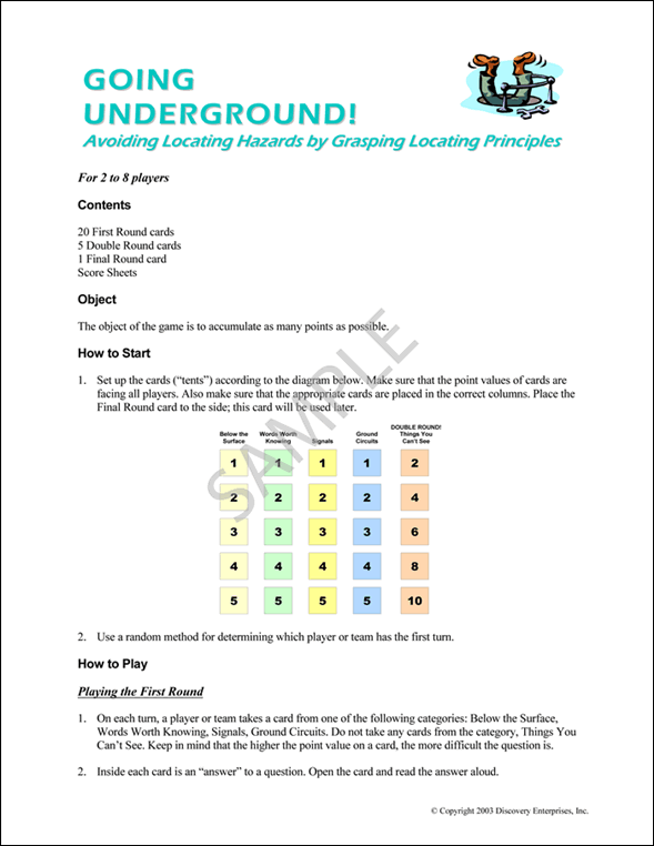 PULSE Going Underground! Sample Page 1