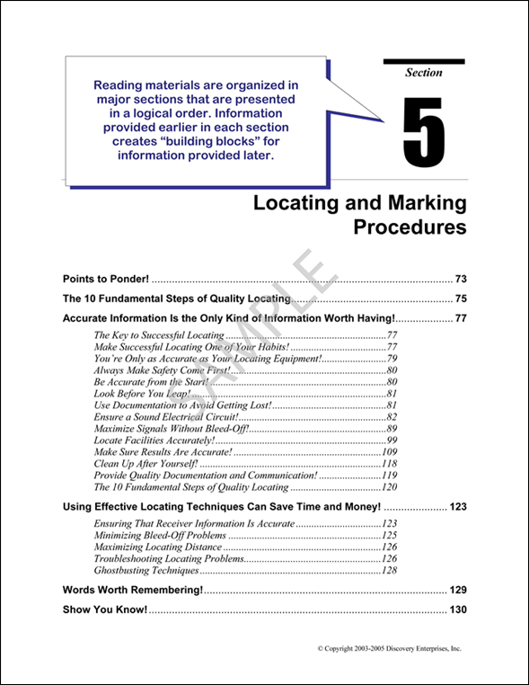 PULSE Reading Materials Guide Sample Page 11